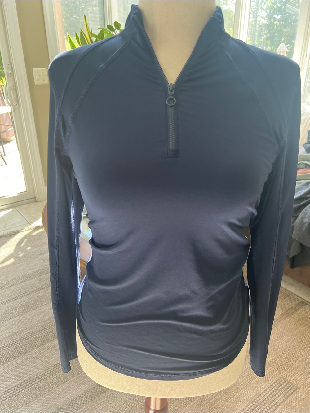 PGA TOUR Apparel Women's Sheermotion Performance 3/5 Zip Golf Pullover Size XS